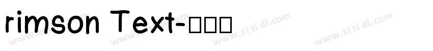 rimson Text字体转换